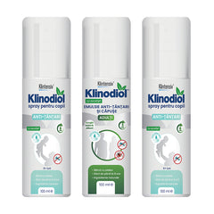Pachet Klinodiol, emulsie anti-tânțari și căpuse și spray anti-țânțari