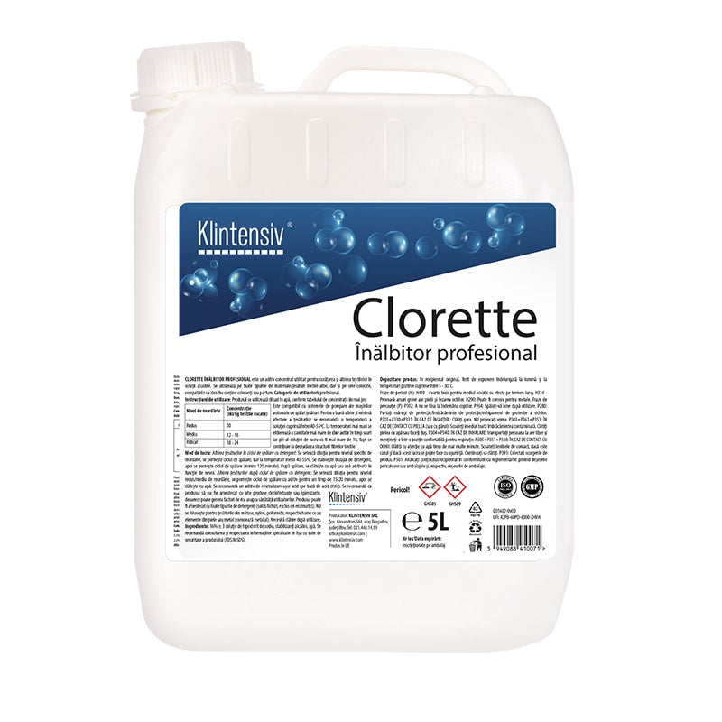 Clorette® Înălbitor profesional concentrat pentru textile albe și colorate