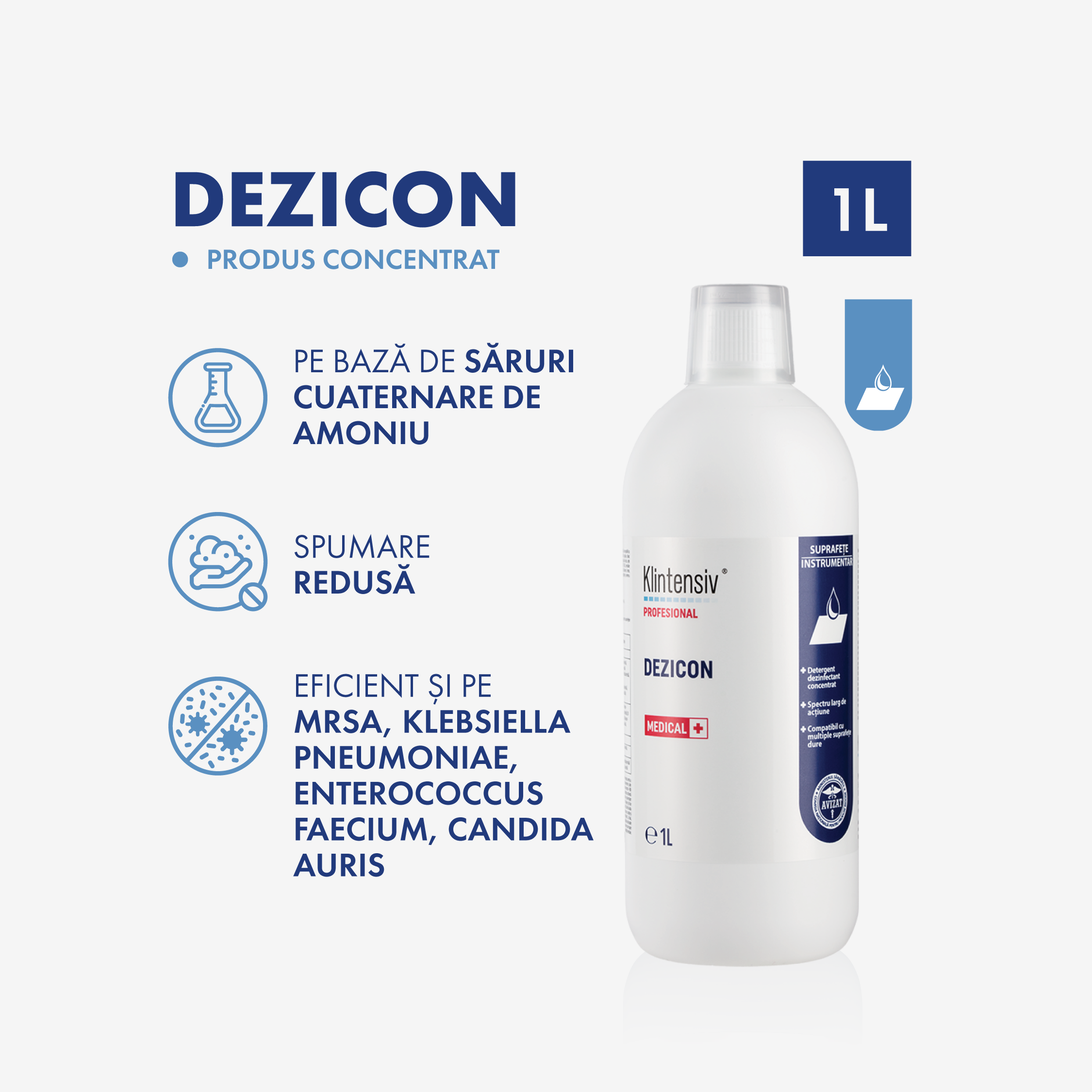 Klintensiv® Dezicon Dezinfectant concentrat de nivel inalt