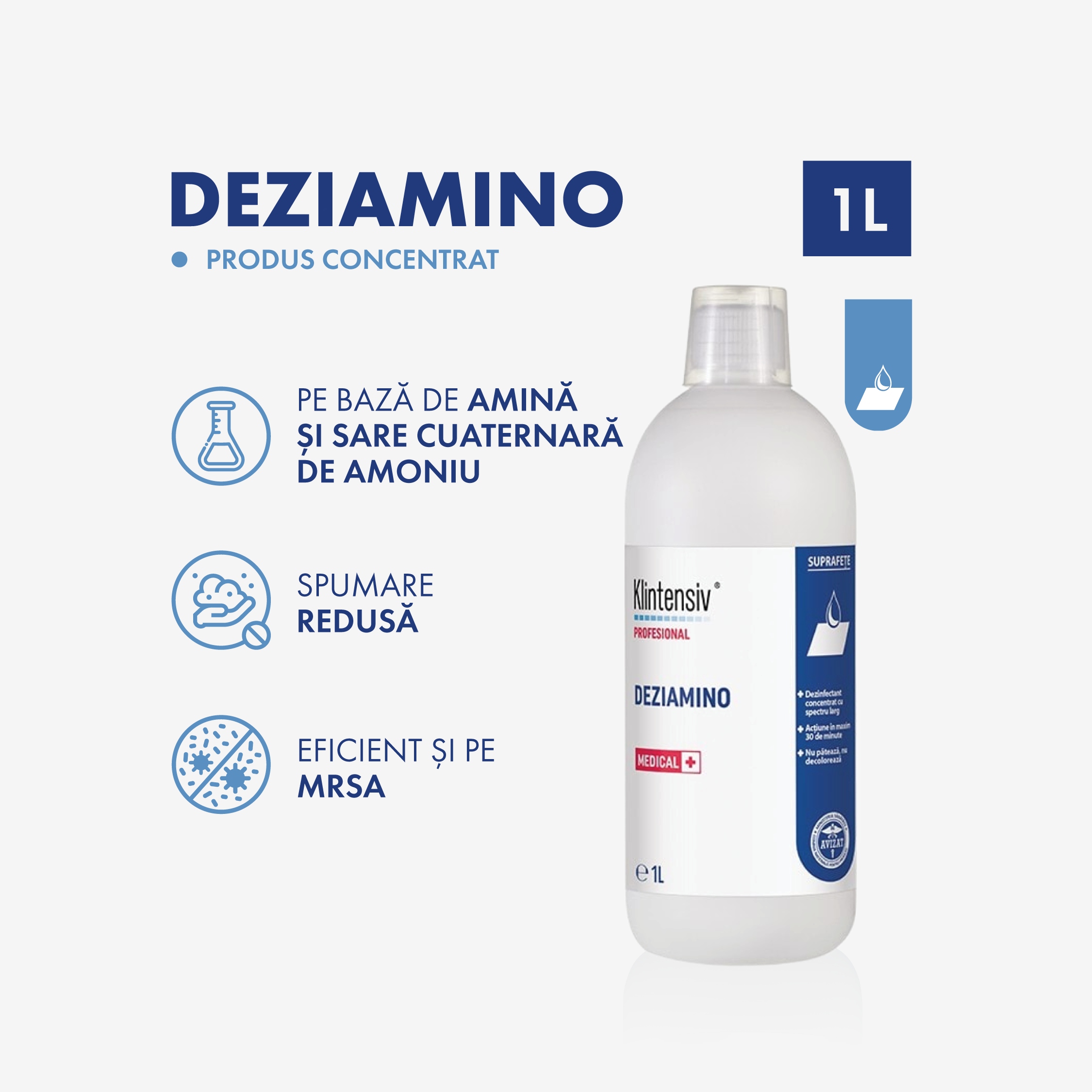 Deziamino® detergent dezinfectant concentrat