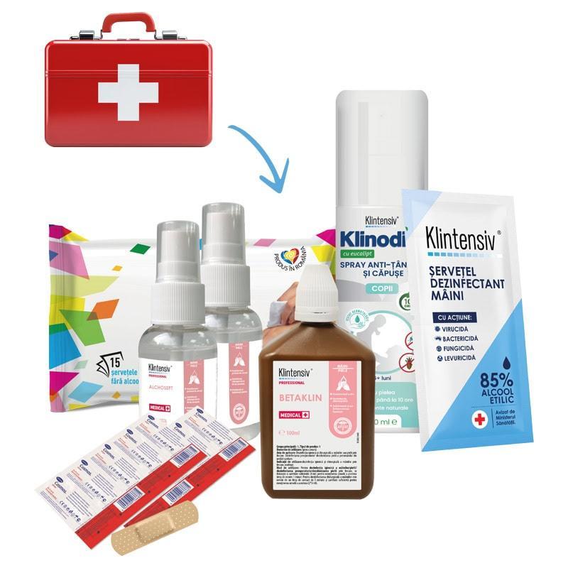 Klintensiv - KIT de prim-ajutor pentru răni și zgârieturi accidentale
