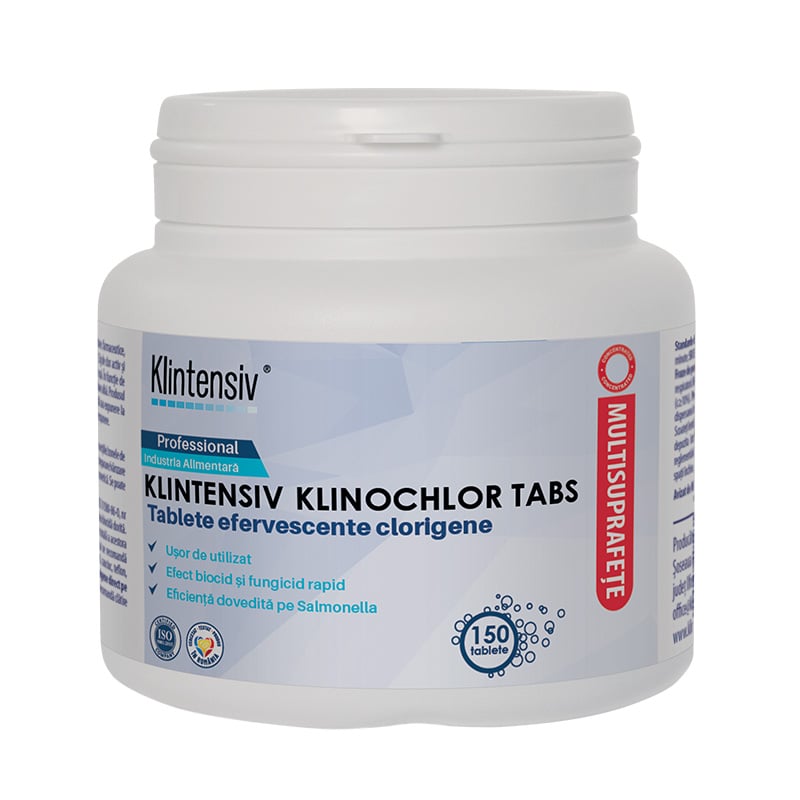 Klintensiv® KlinoChlor Tabs Dezinfectant Solid cu Spectru Larg