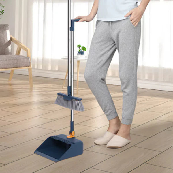 Mătură cu cap rotativ 45° DreamRamp® cu făraș și teu + sistem pliabil