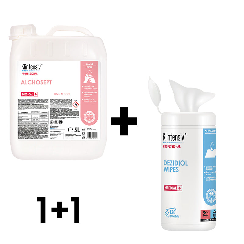 Pachet Alchosept 5L + Dezidiol Wipes TP2