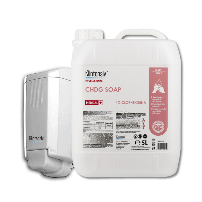 Pachet Promoțional CHDG Soap 4% Klintensiv 5l + Dozator