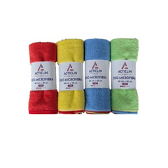 Lavetă microfibră 160 gr/m2 40x40, 1 buc pe culoare, 4 buc pe pachet