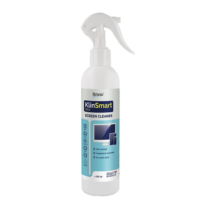 KlinSMART Tech – Soluție curățare ecrane și ochelari, 250 ml