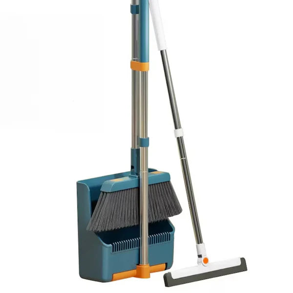 Mătură cu cap rotativ 45° DreamRamp® cu făraș și teu + sistem pliabil