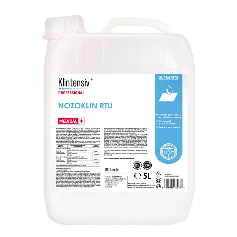 Nozoklin® RTU Dezinfectant profesional cu spectru larg