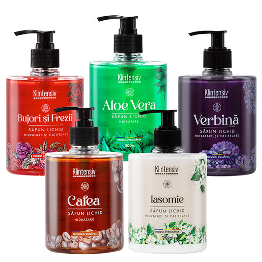 Pachet săpun lichid - Răsfăț floral și energizant