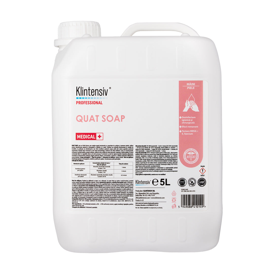 Pachet Promoțional Quat soap Klintensiv 5l + Dozator