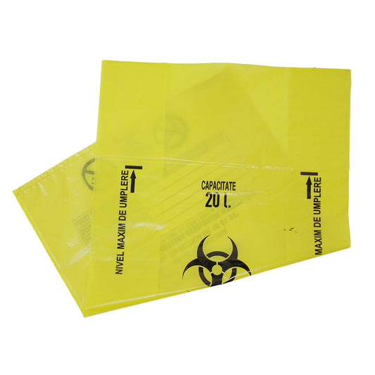Saci Galbeni Biohazard pentru Deșeuri Infecțioase