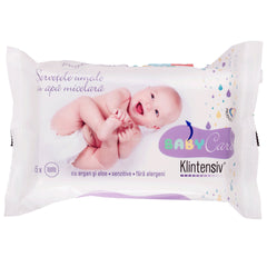 Klintensiv® Baby Șervețele umede biodegradabile cu apă micelară, argan și aloe