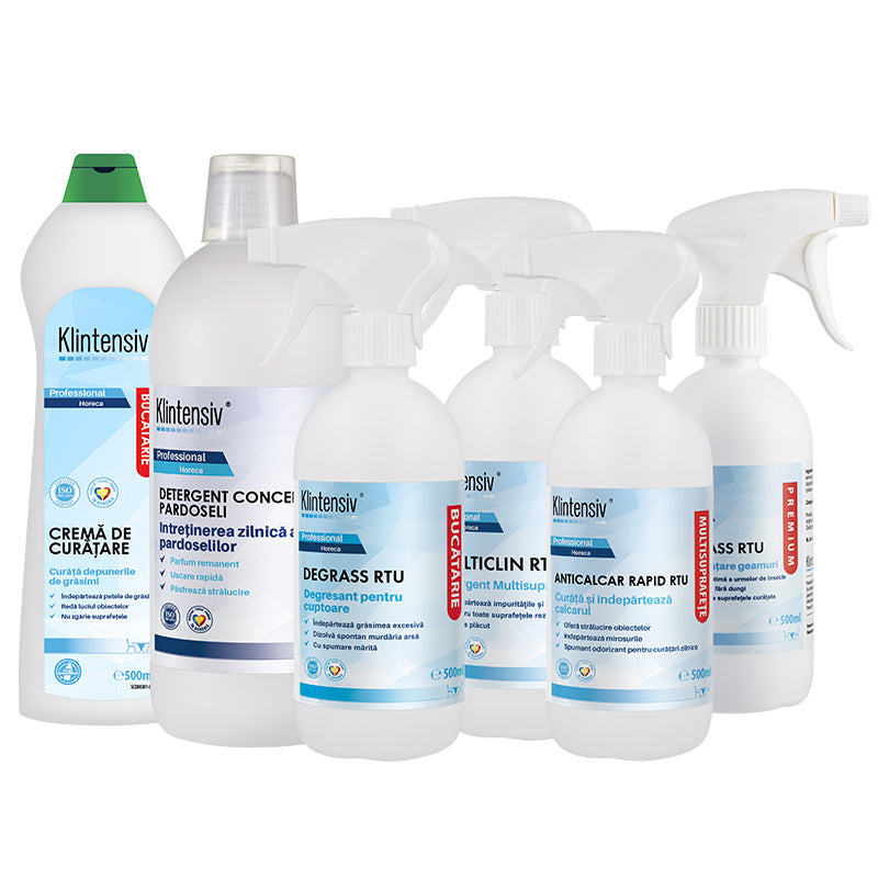 Start Pack HoReCa – Curățenie completă pentru restaurante și cafenele