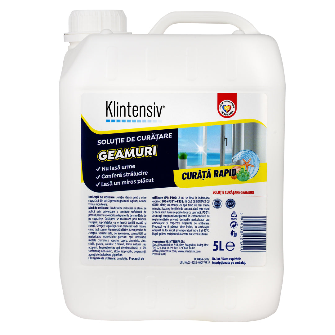 Soluție Curățare Geamuri Klintensiv®