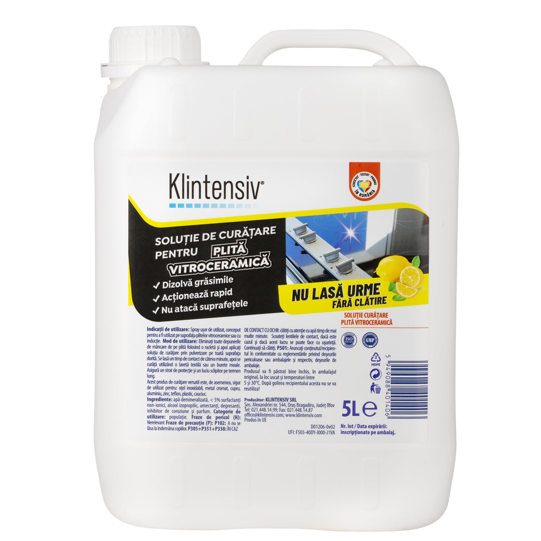 Soluție Curățare Plită Vitroceramică Klintensiv®