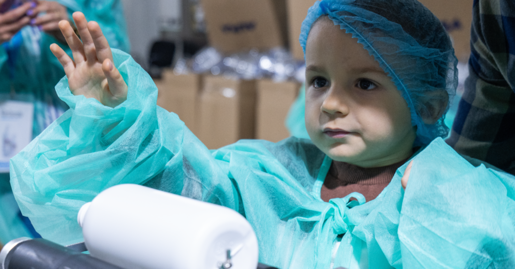 Vizita copii la fabrica Klintensiv